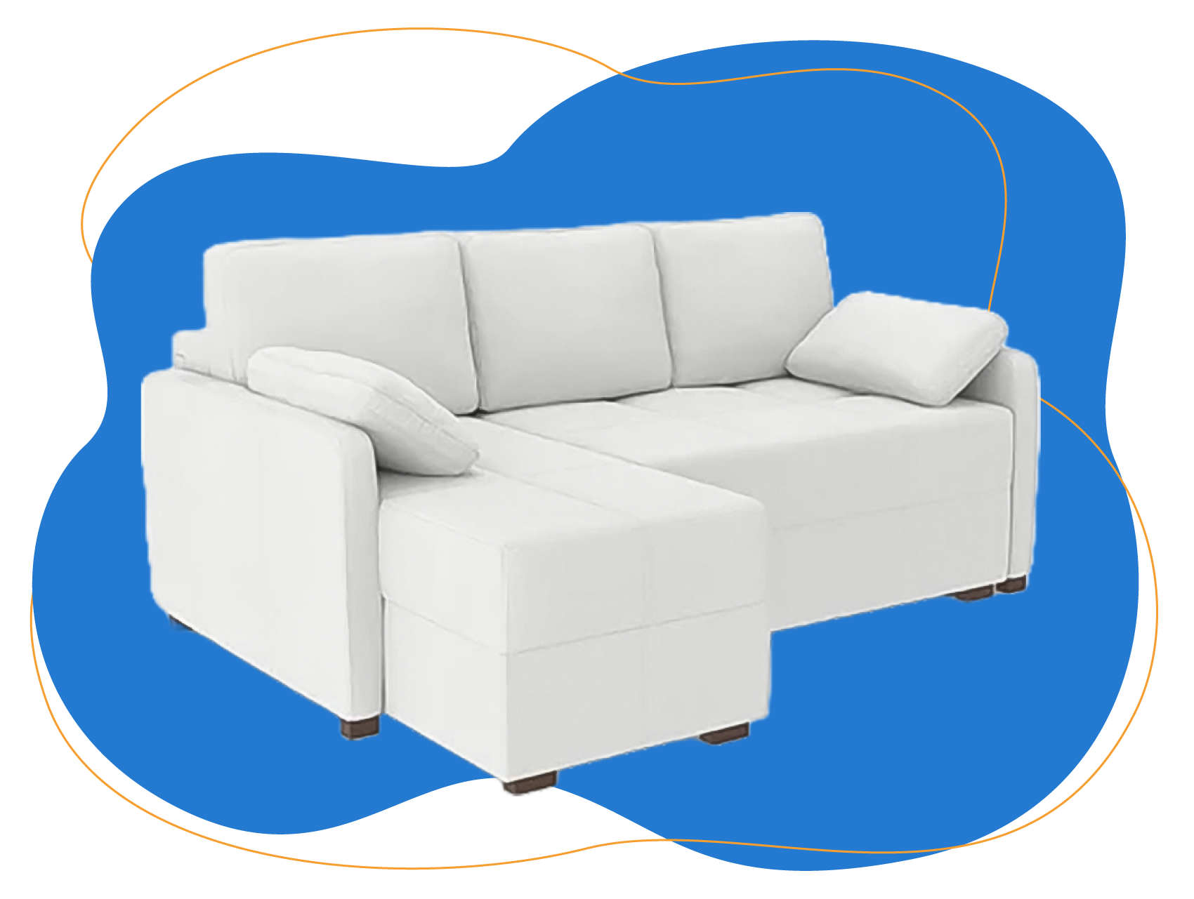 cocoon 4- and 5-seater sofa closed